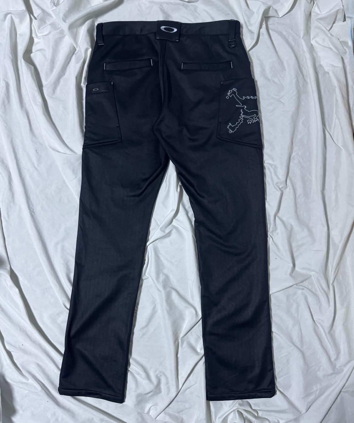 오클리 스컬 자수 기모 팬츠 상품이미지2