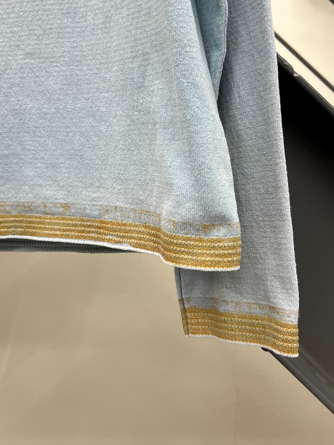 스톤아일랜드 00s 와펜 페인티드 니트 상품이미지6