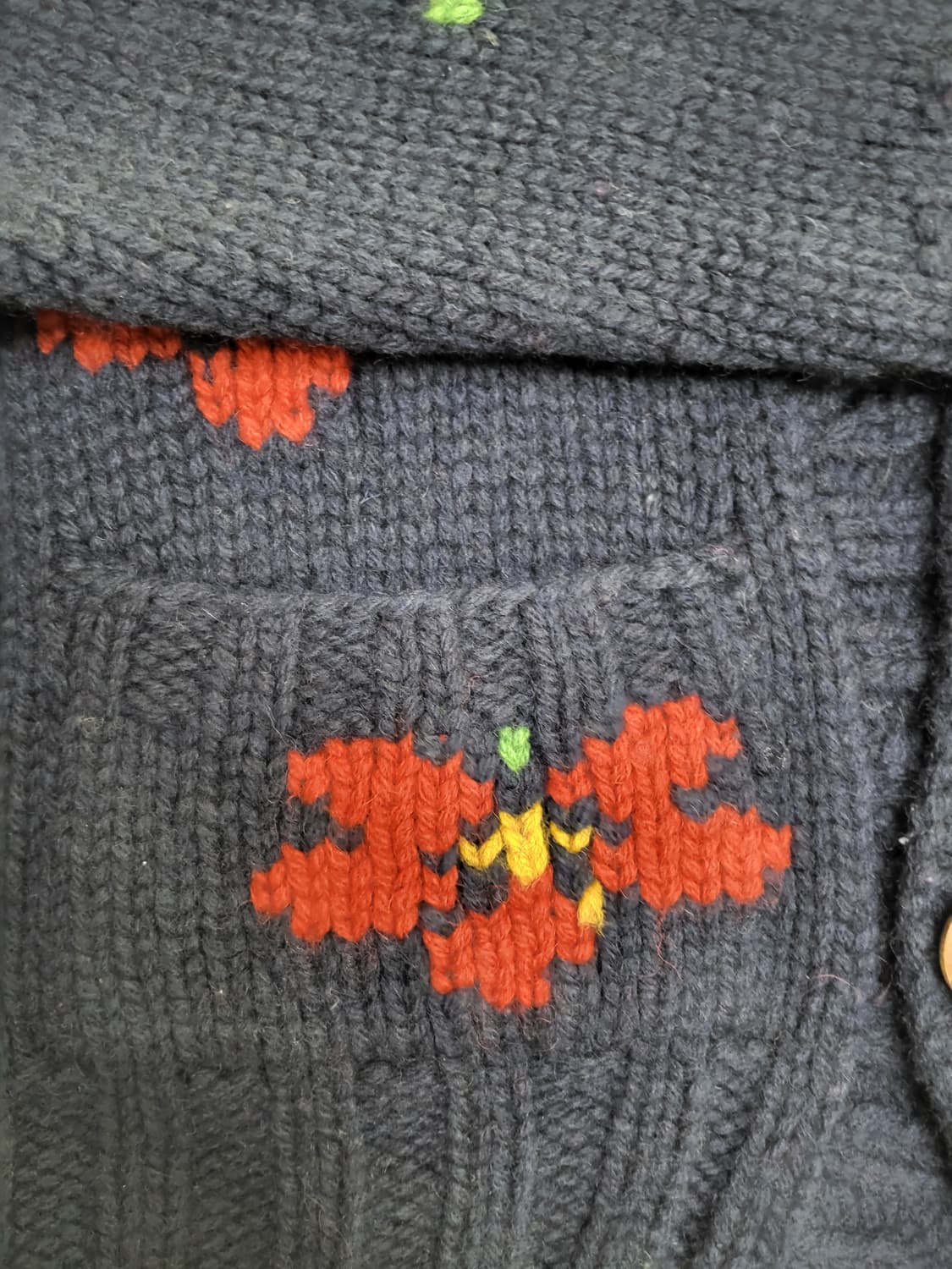 CiaoPanic 꽃무늬 울 가디건 FREE 상품이미지3