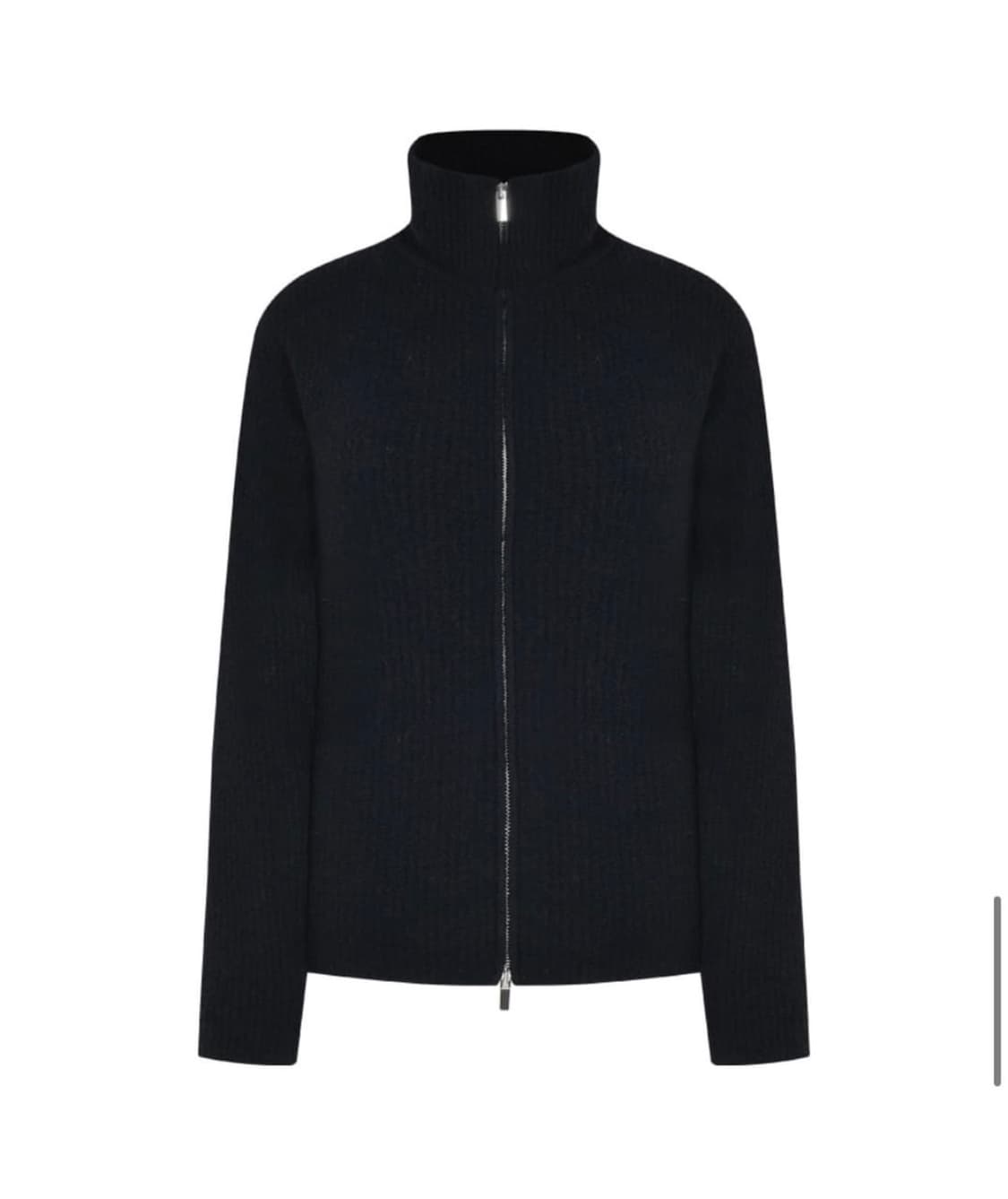 쓰리투에이티 투웨이 니트 집업 블랙 상품이미지2