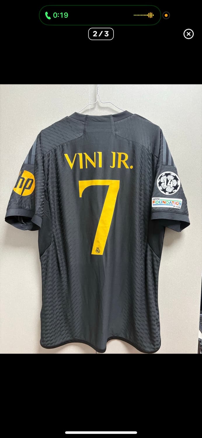 어센틱 23-24 레알마드리드 유니폼 비니시우스  상품이미지2