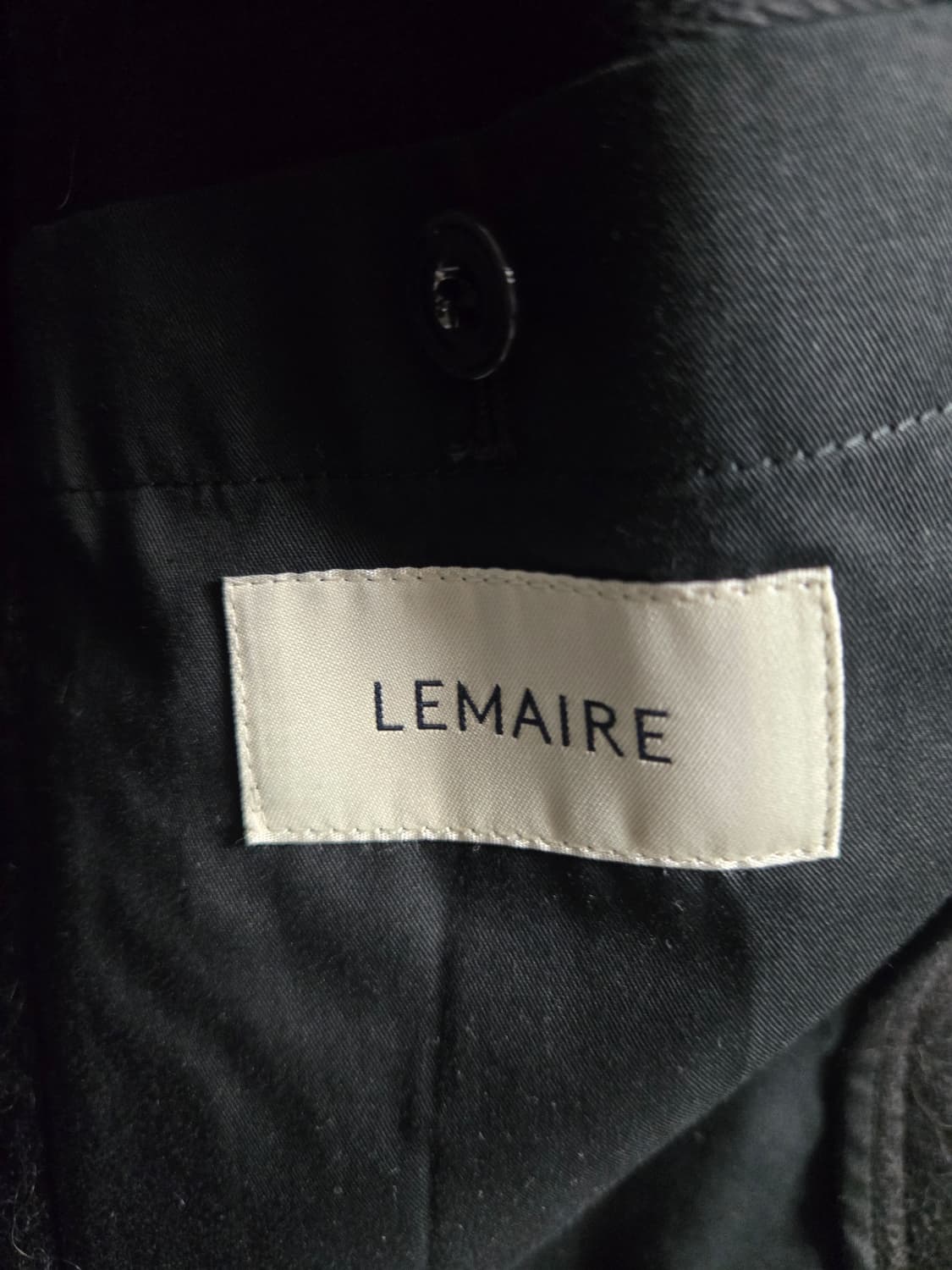 르메르 25fw 베스로브 코트 블랙 46 상품이미지7