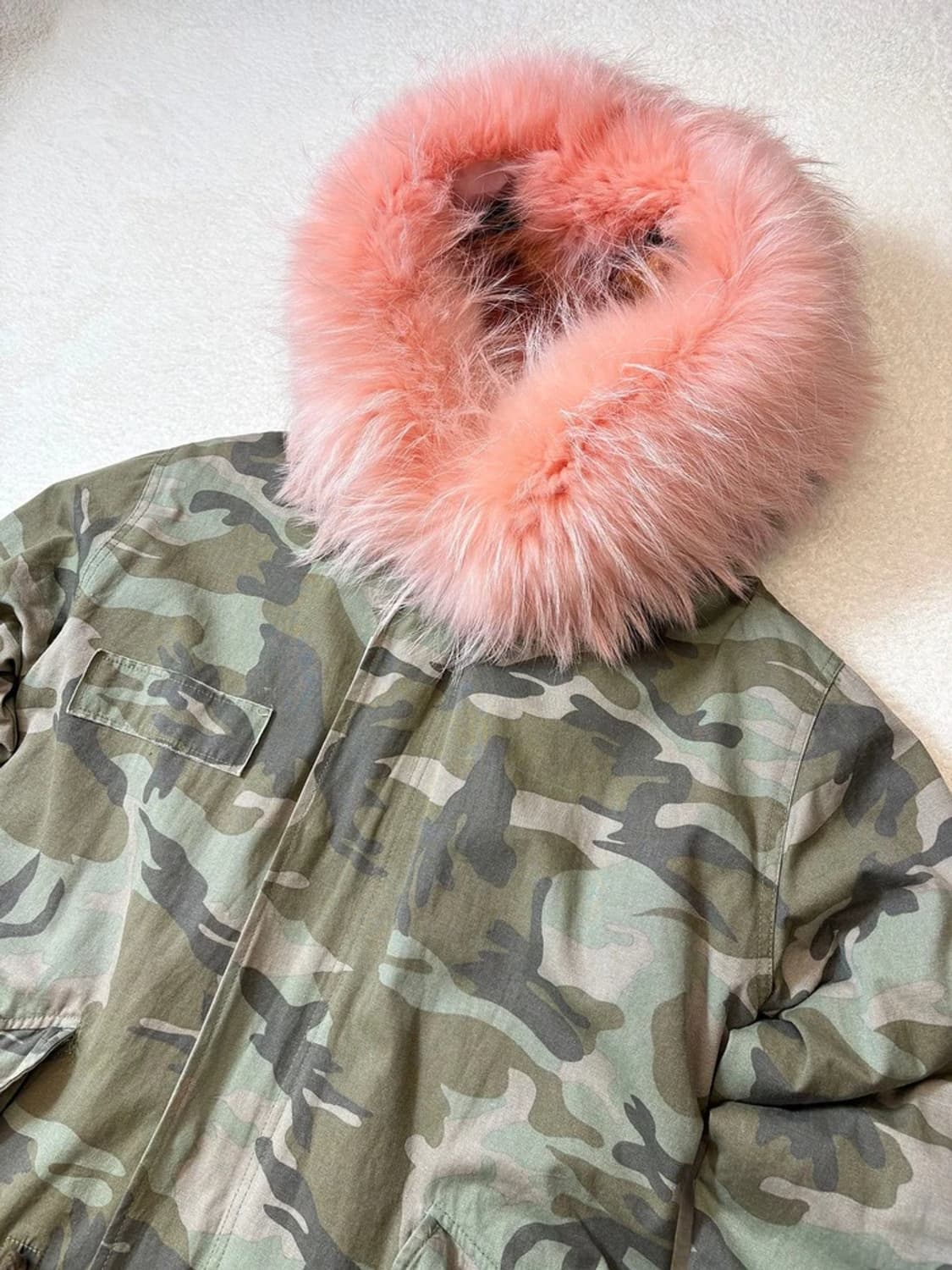 미스터앤미세스 밀리터리 코럴 코요테 퍼 사파리 야상 pn6170 상품이미지3