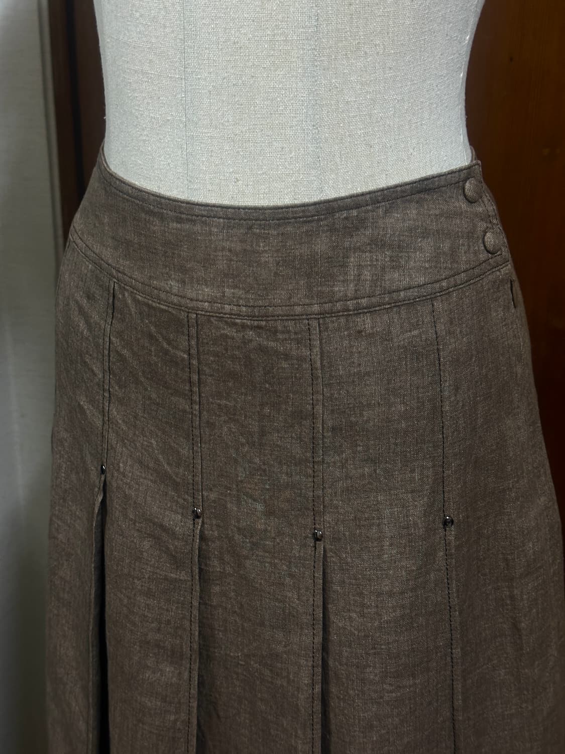 k.t kiyoko takase linen skirt 상품이미지1