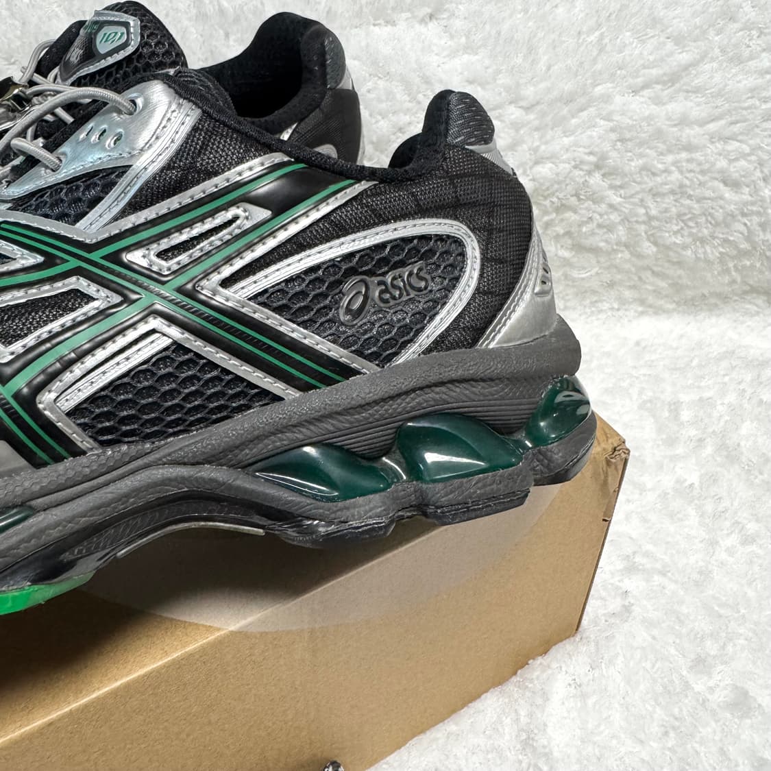 아식스 젤 님버스 10.1 옵시디언 그레이 그린 바질 275 size 상품이미지4