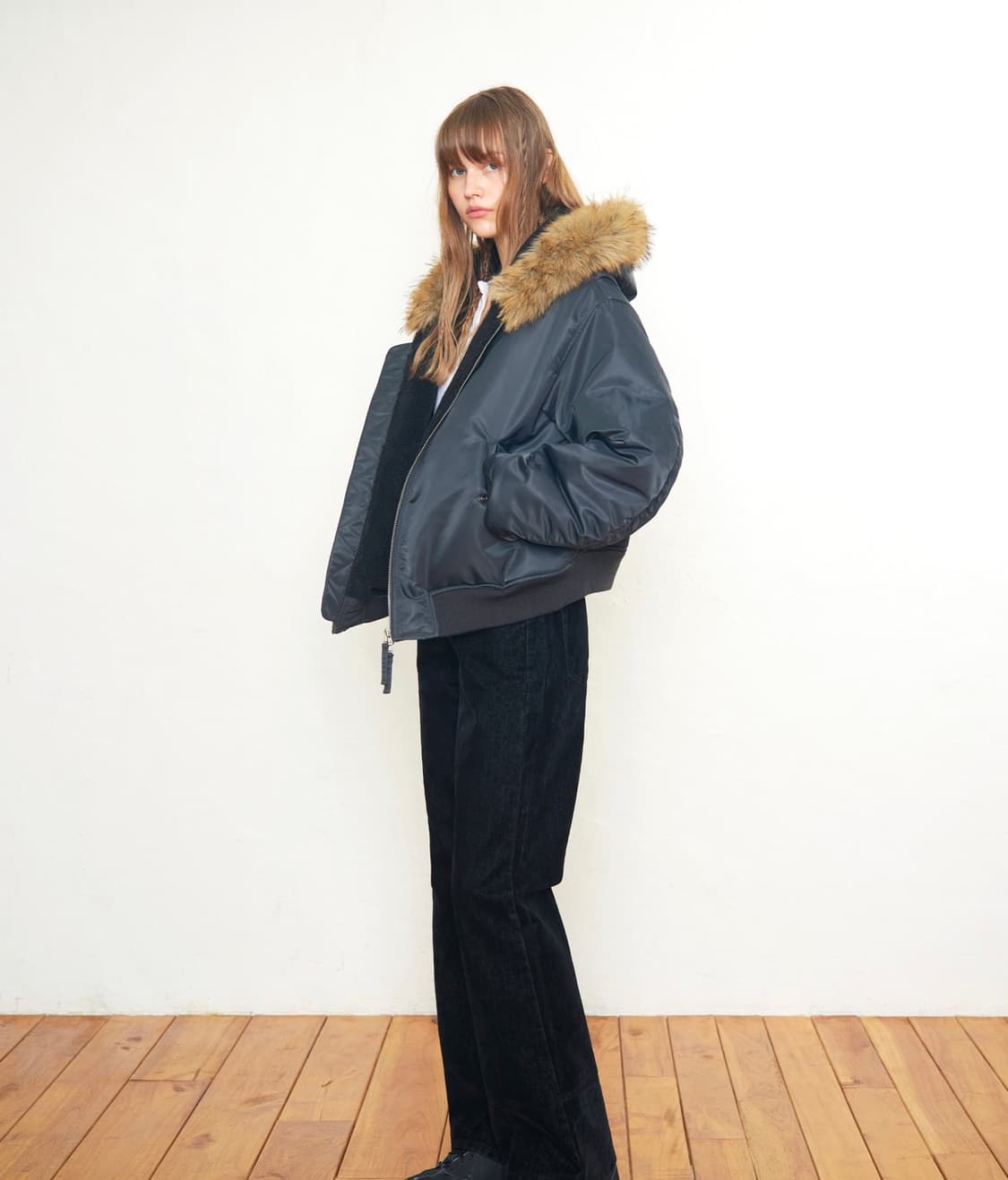 Low Classic HOODED BOMBER JACKET 상품이미지2