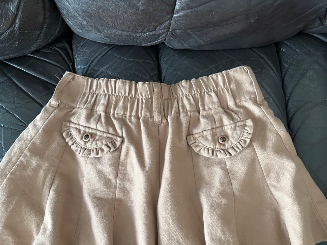 axes femme) lace trim flare shorts 상품이미지3