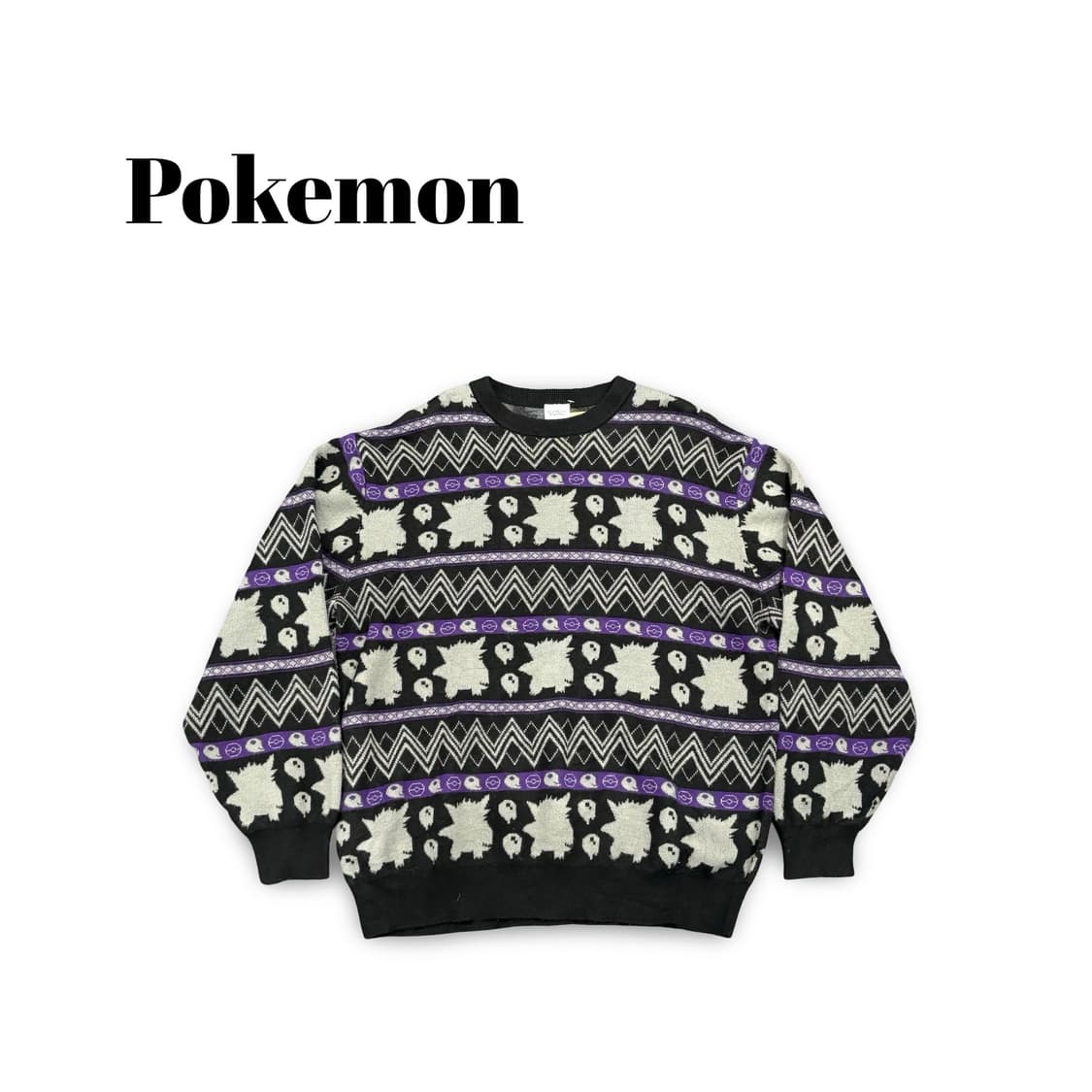 (100)포켓몬패턴니트 상품이미지1