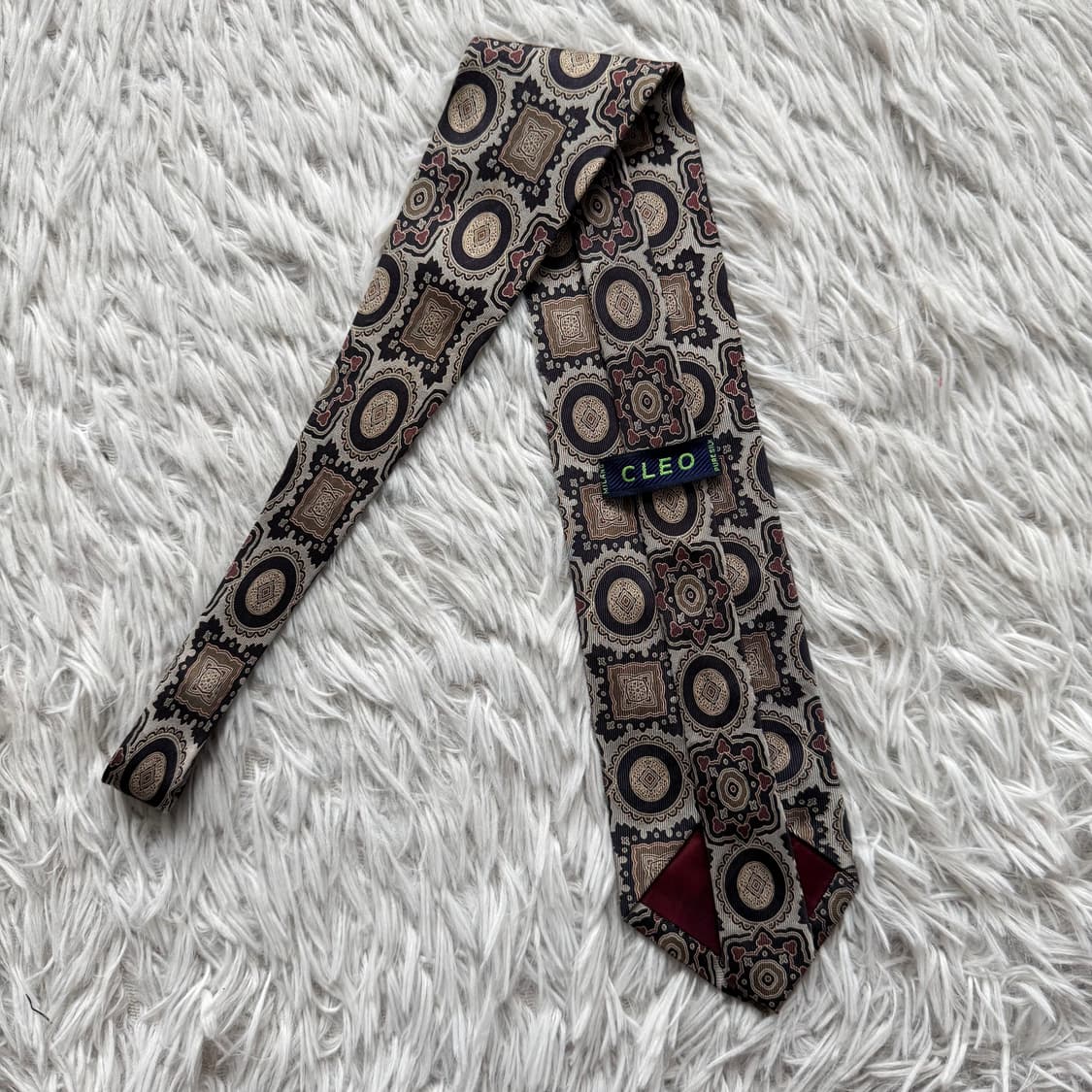 CLEO 일본빈티지 y2k 빈티지넥타이 에스닉 모리걸 넥타이 스카프 F 상품이미지3