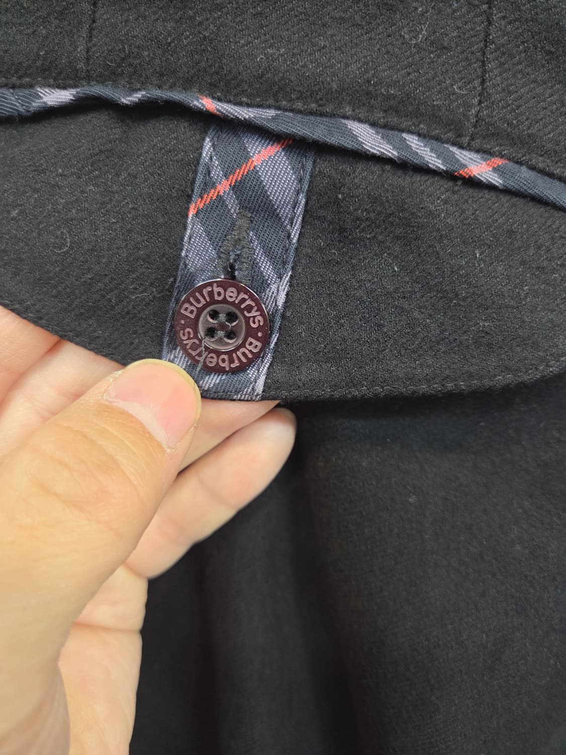 버버리 올드스쿨 투턱 모직 카브라팬츠 대략 30 31 상품이미지3