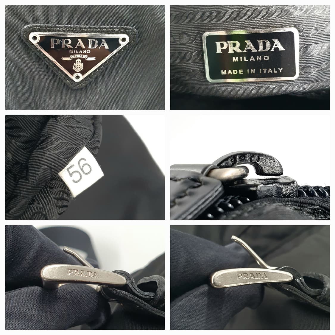 프라다 투포켓 블랙 메신저백 크로스백 숄더백 상품이미지5