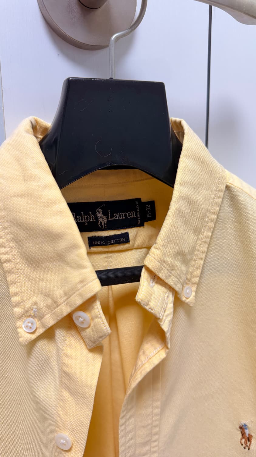 폴로 랄프로렌 옐로우 셔츠 상품이미지2