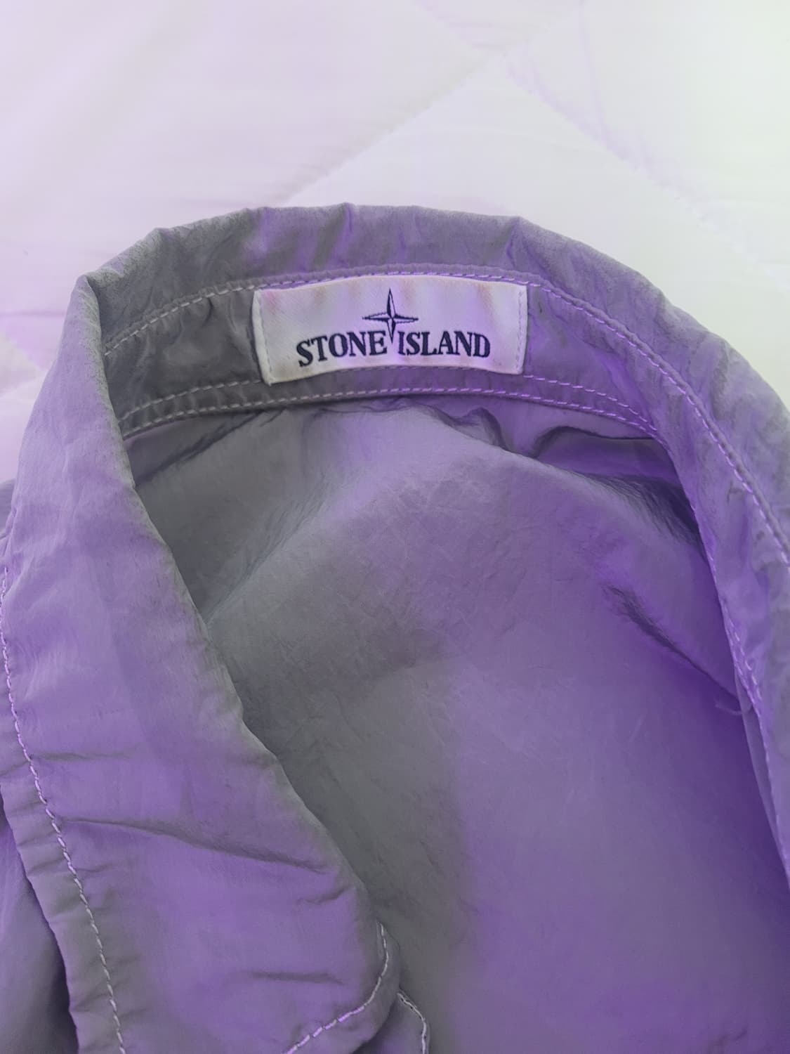 [명작] 스톤아일랜드 18SS 나일론메탈 오버셔츠 라벤더 M 상품이미지2