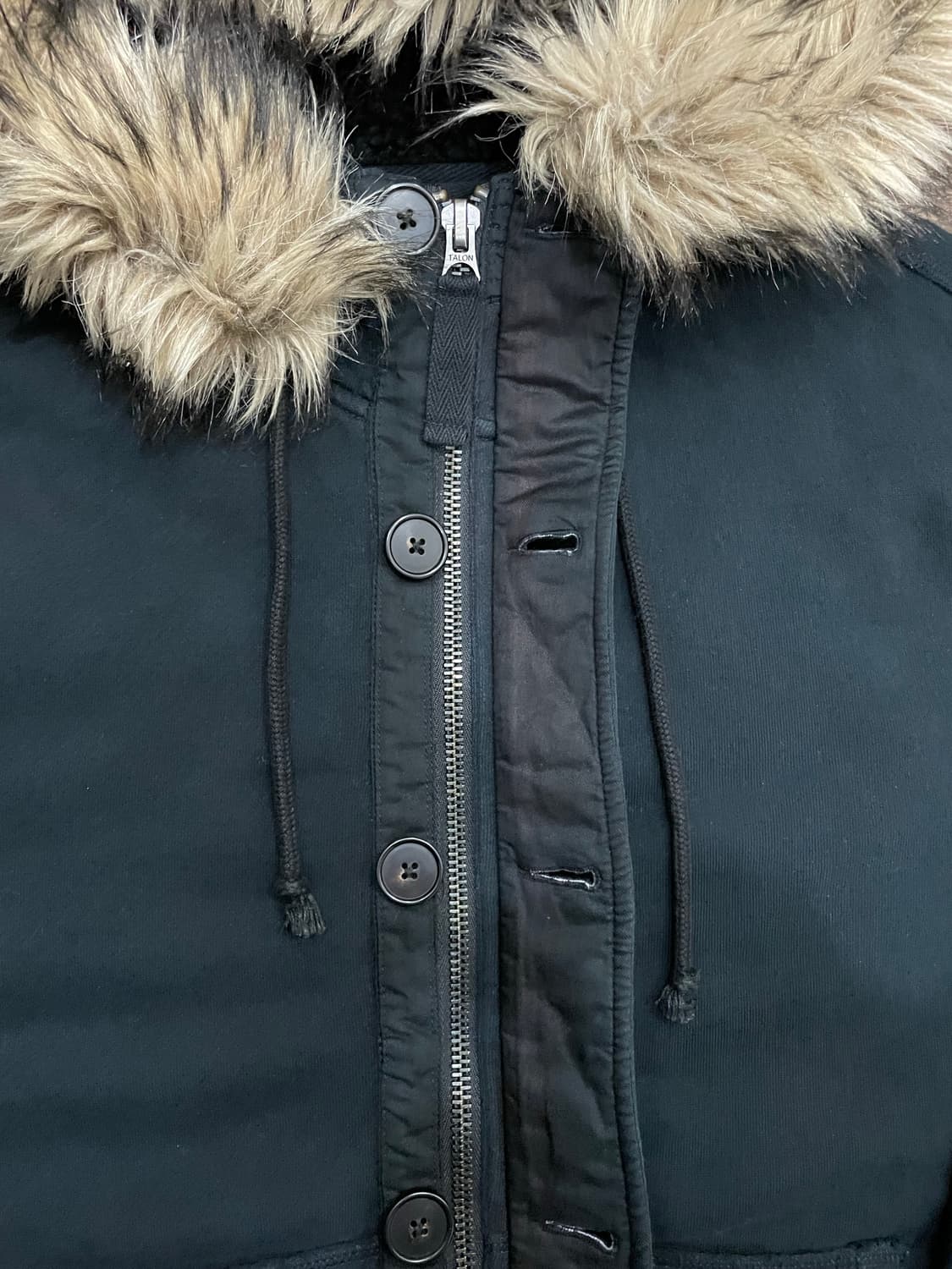 폴로 랄프로렌 N2B 울프죠 후드퍼 자켓 블랙 상품이미지5