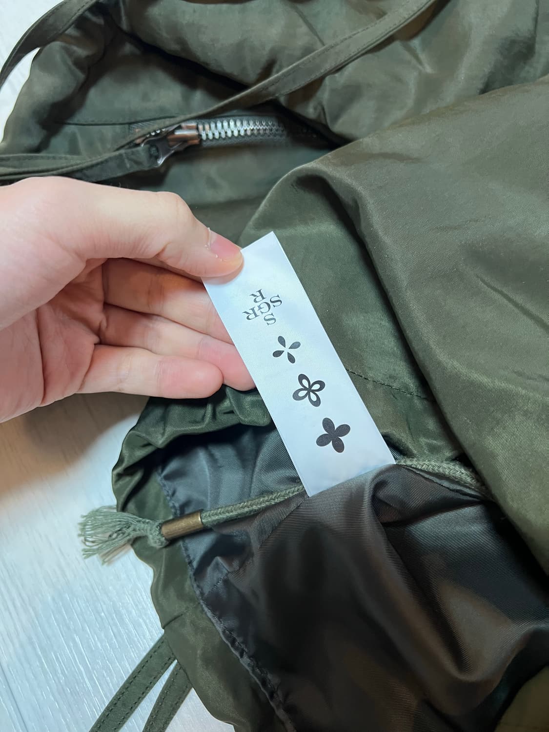 써저리 이카루스 카키 자켓 L 상품이미지6