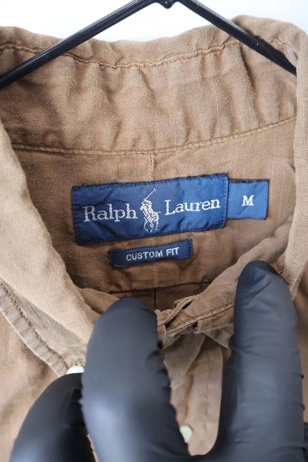 Polo Ralph Lauren Linen Brown Shirt 상품이미지6