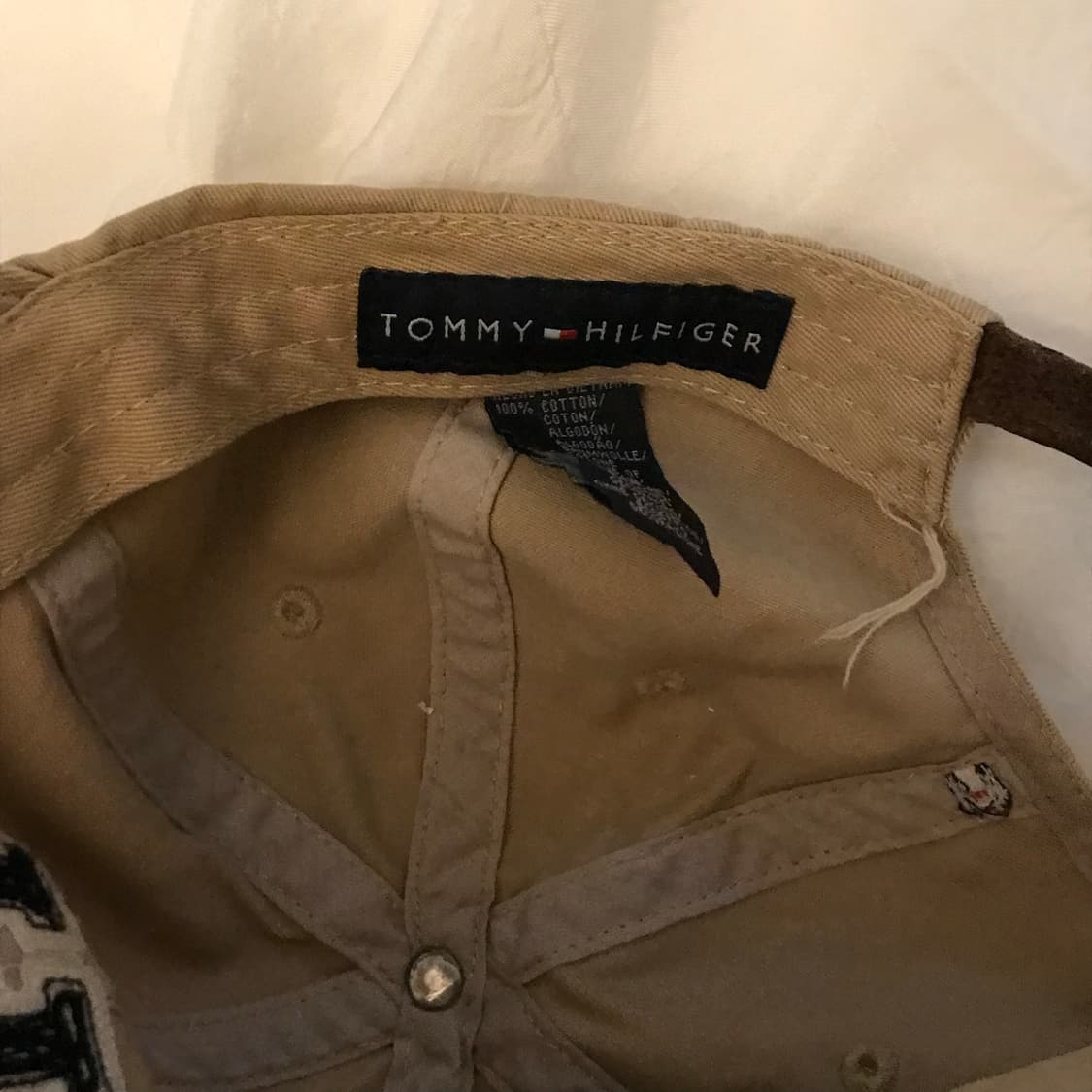 Tommy Hilfiger 타미힐피거 베이지 볼캡 상품이미지4