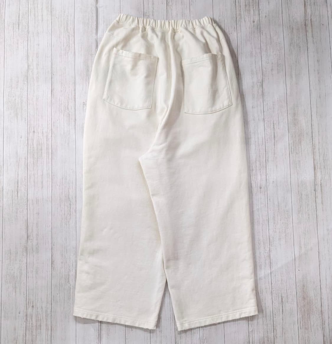 [1] Ancellm 안셀름 턱 스웻팬츠 화이트 상품이미지2