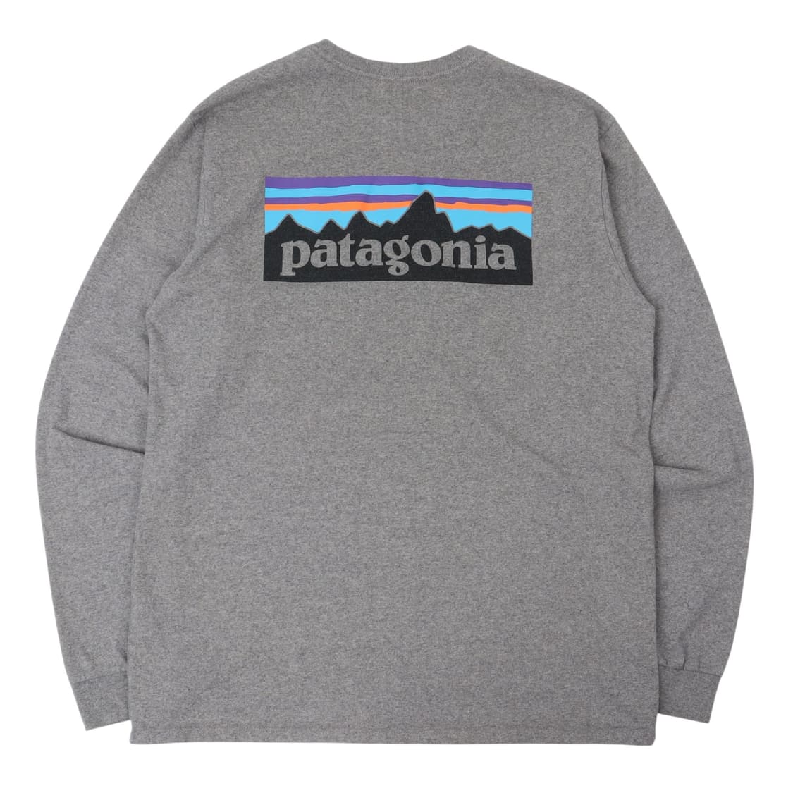 파타고니아 웨이브 로고 롱슬리브 티셔츠 상품이미지1