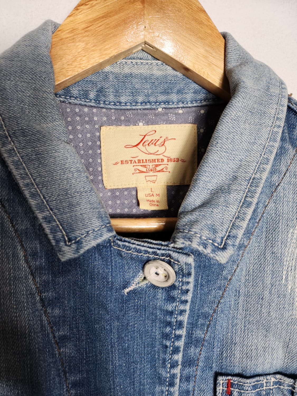 리바이스 워싱 데님 트러커 자켓 상품이미지3