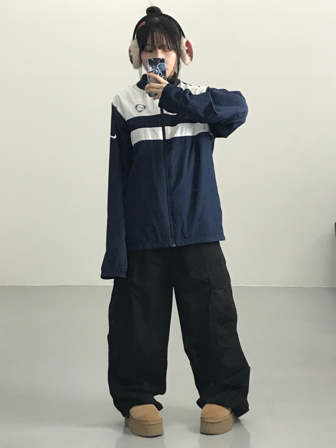 나이키 스몰로고 디테일 바람막이 상품이미지1