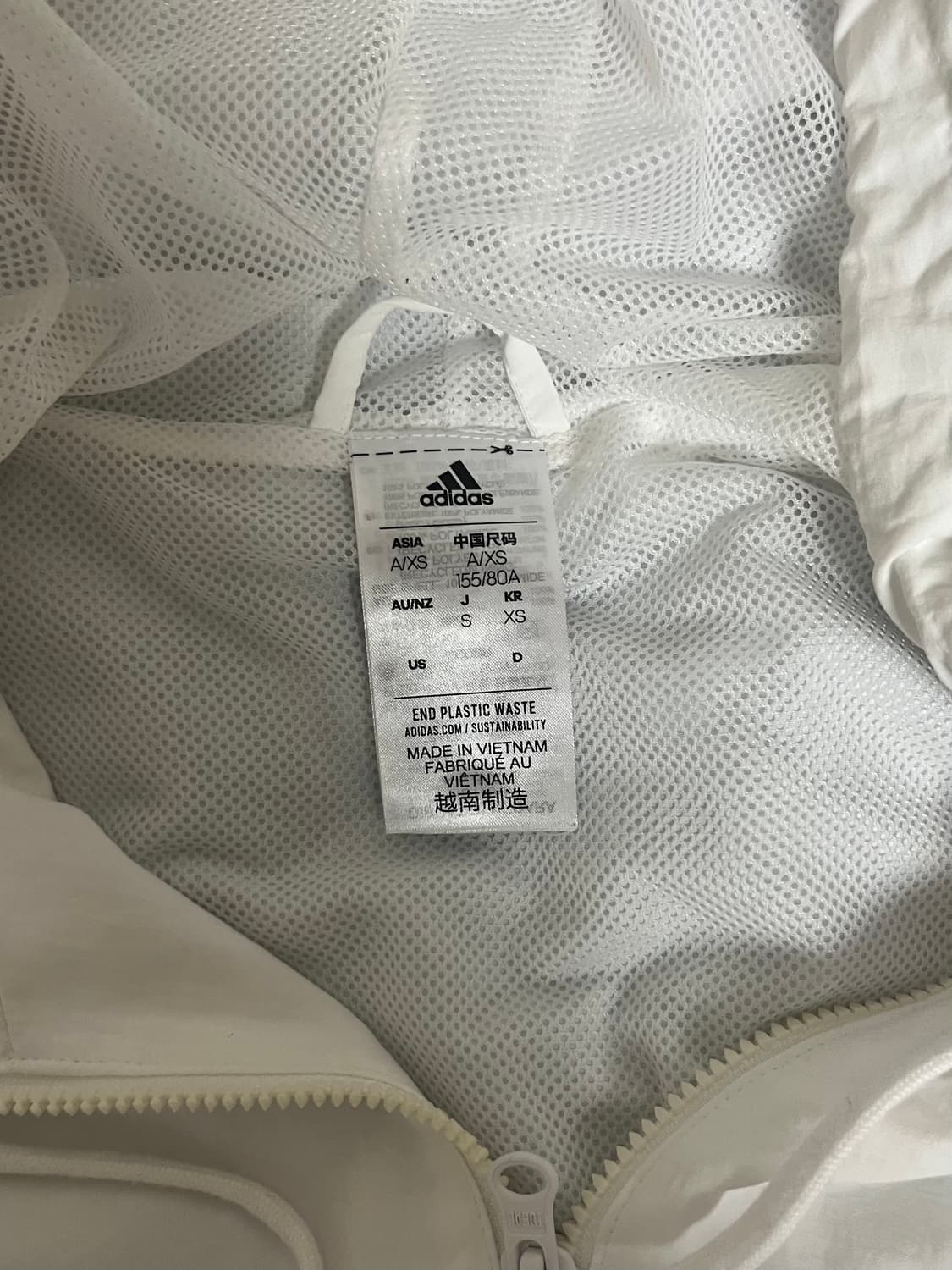 아디다스 여성용 바람막이 xs 상품이미지2