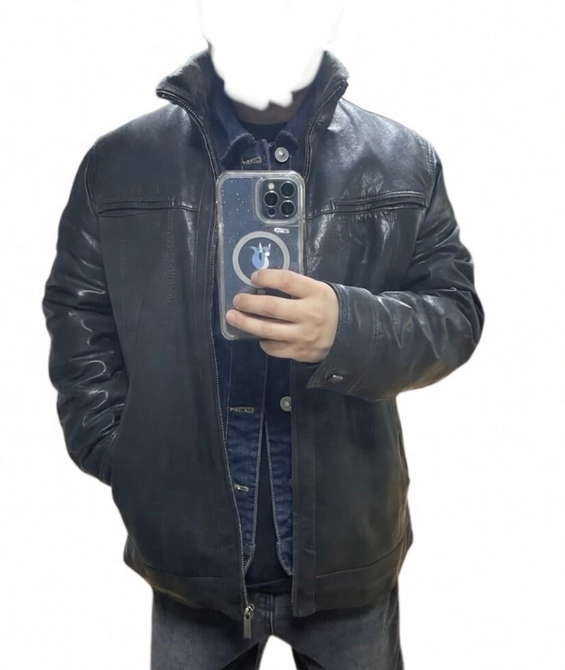 100% 토끼털&양가죽 가죽자켓 상품이미지1