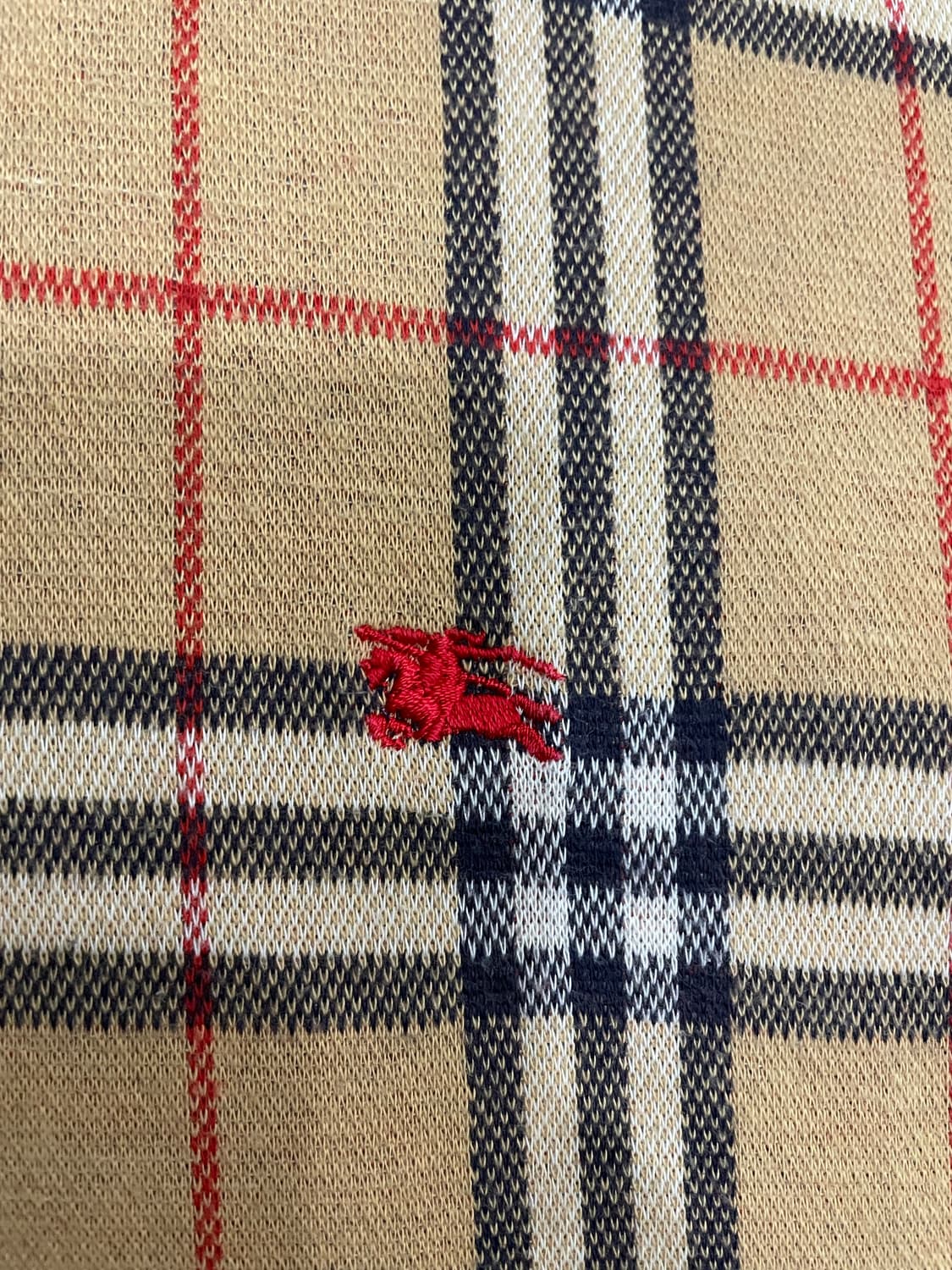 버버리 90s 노바체크 반팔 pk 카라티 베이지 상품이미지3