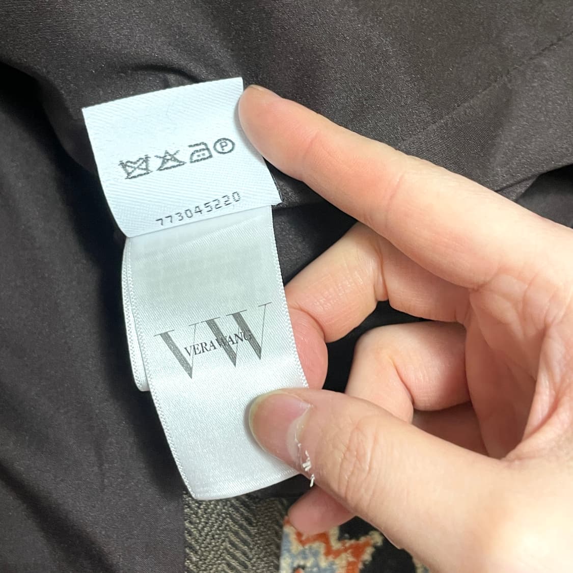 베라왕 브라운 헤링본 자켓 여성95 상품이미지7