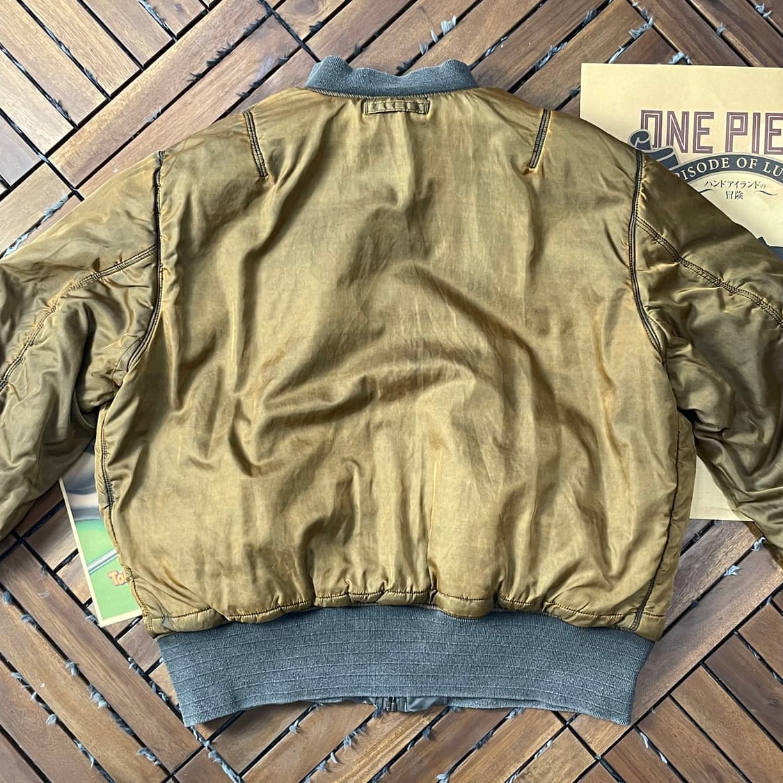 [XL]알파인더스트리 MA-1 레귤러 건 메탈 자켓 상품이미지9