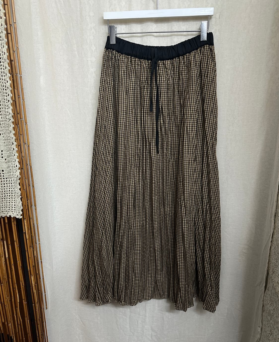 coen check skirt 상품이미지1