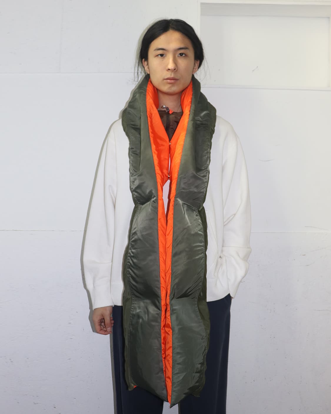 파세타즘 MA-1 다운 머플러 상품이미지1