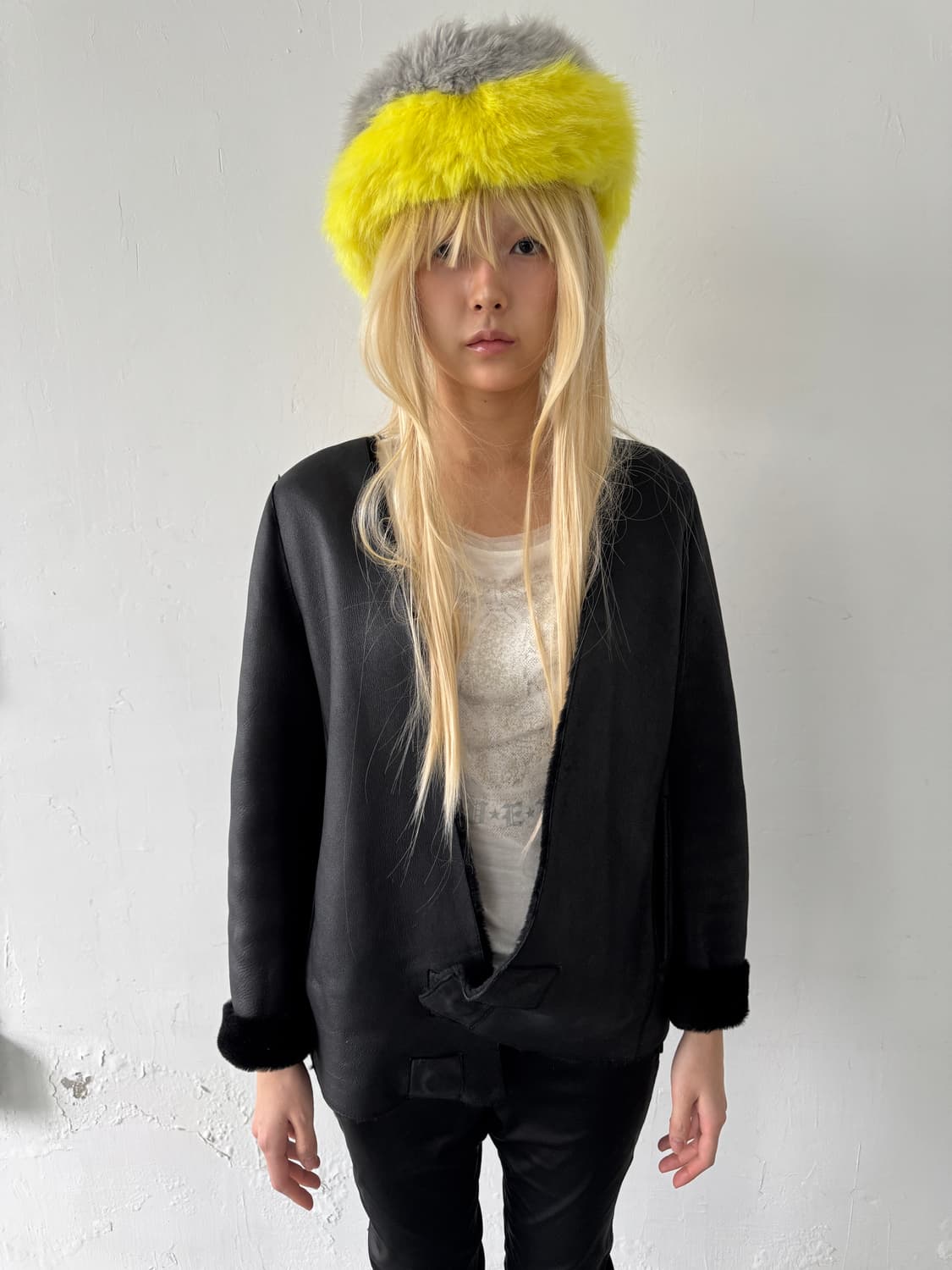 Soft sheep skin leather jacket 상품이미지1