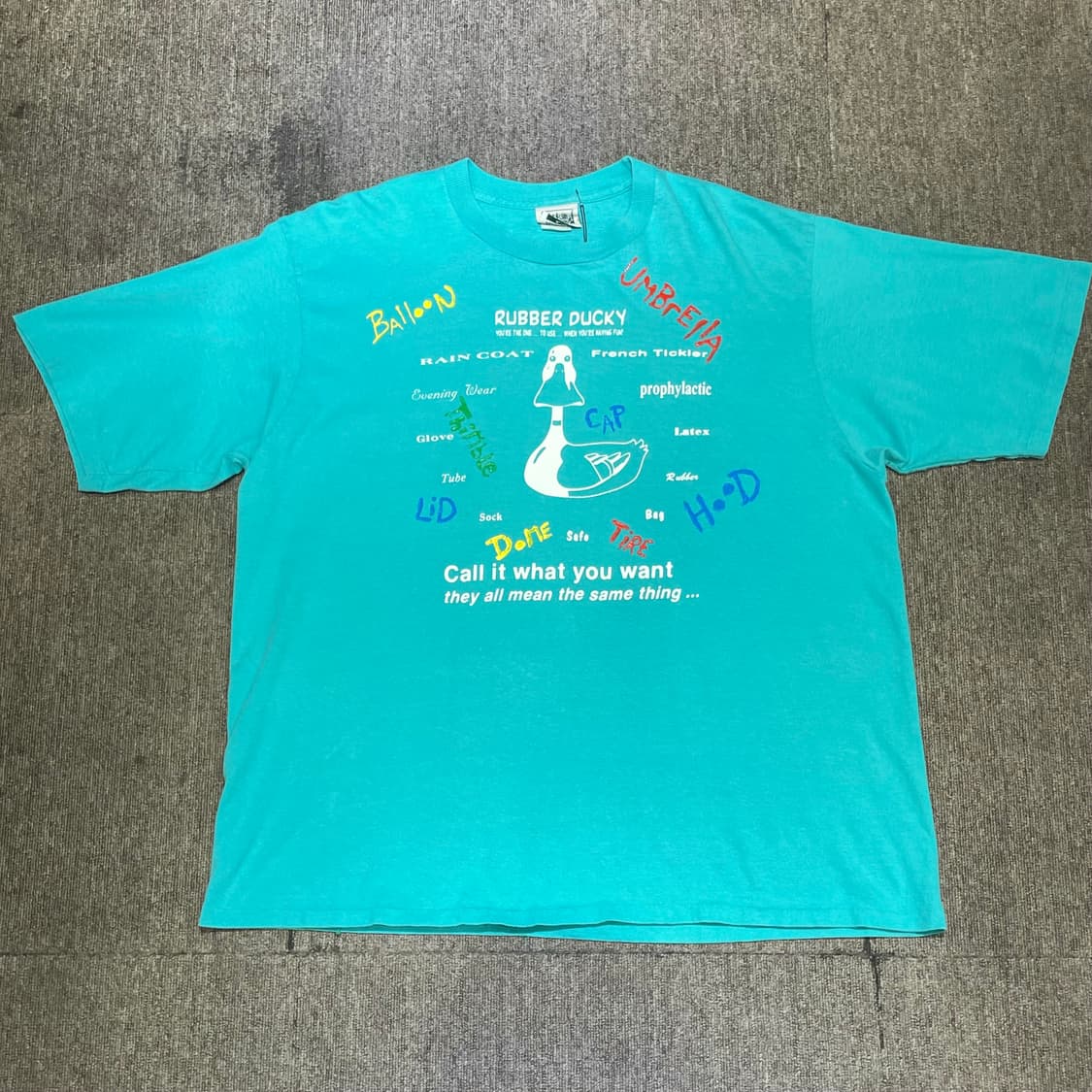 (XL) 90s 싱글스티치 빈티지 프린팅 반팔티 상품이미지3