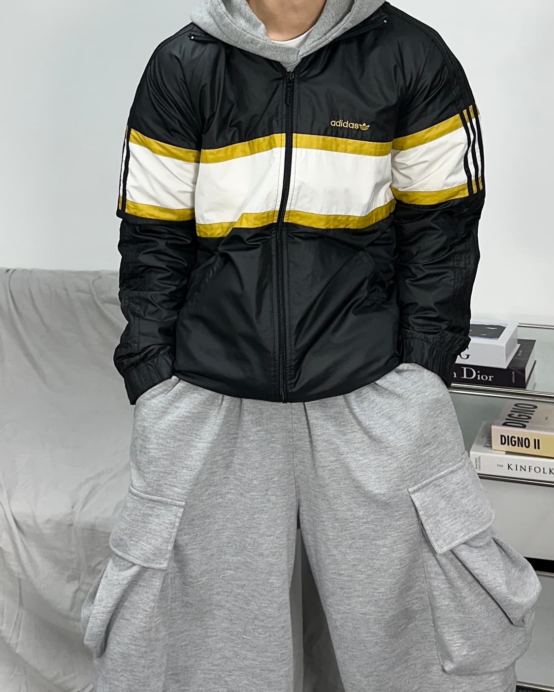 아디다스 00s 베켄바우어 골드 바람막이 100 상품이미지1