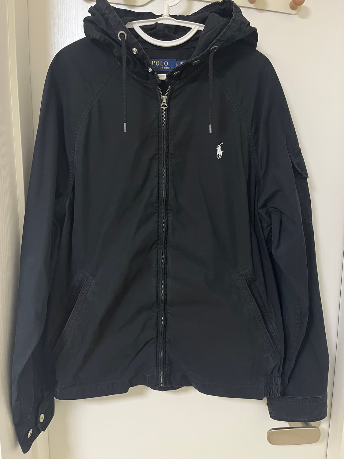 폴로랄프로렌 윈드브레이커 유틸리티자켓 블랙 L사이즈 상품이미지1