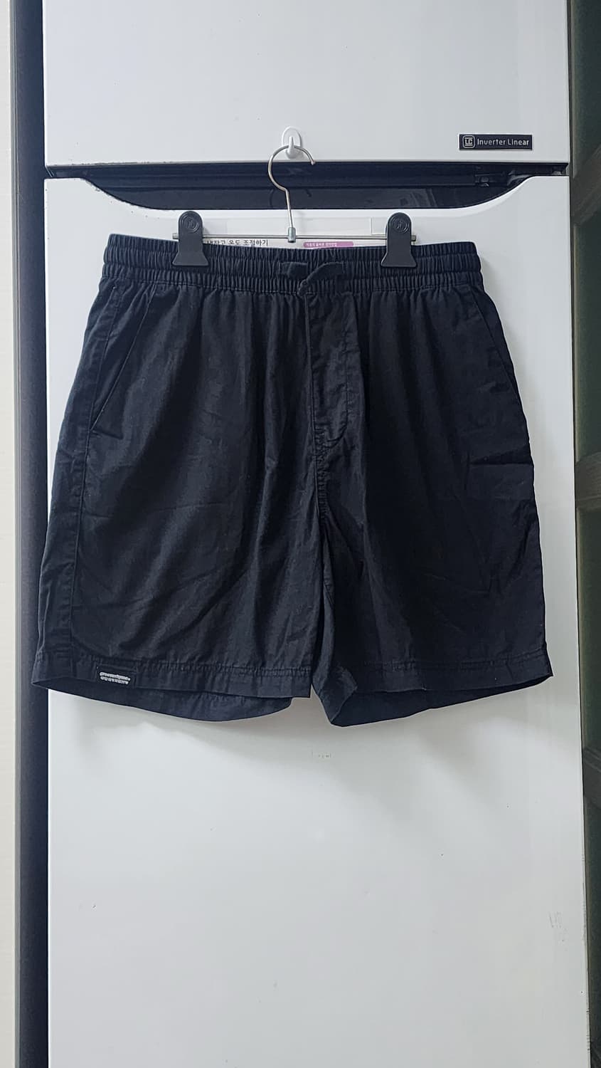 그루브라임 남성 밴딩 반바지 L 블랙 상품이미지1