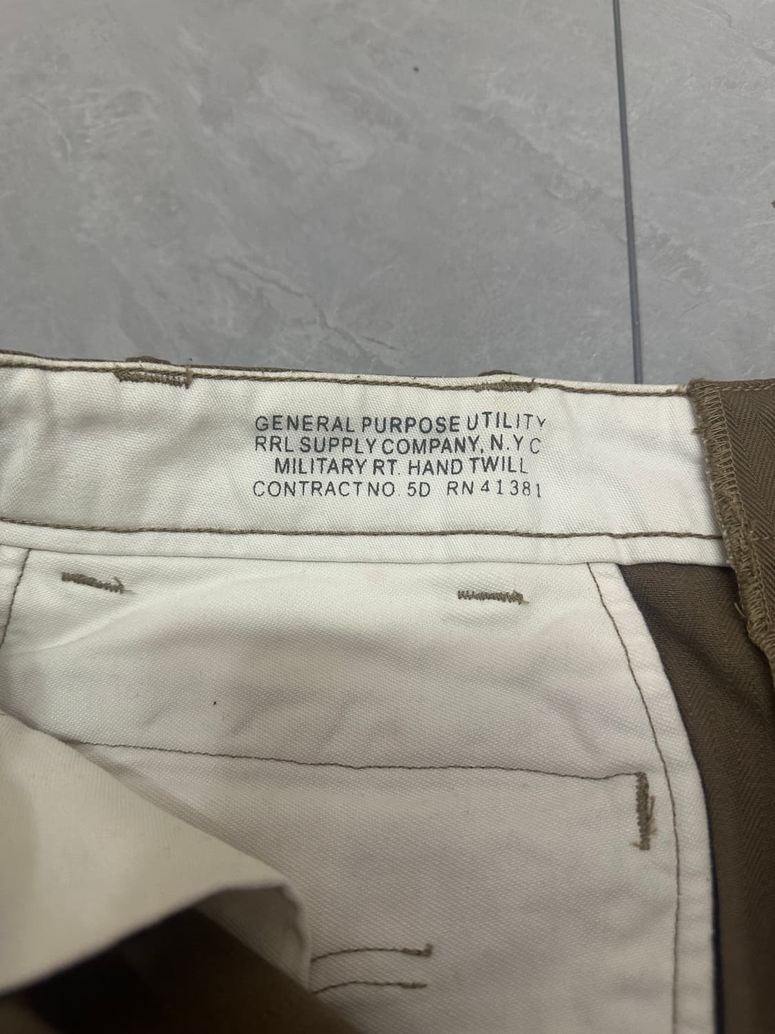 Rrl 더블알엘 헤링본 치노 팬츠 30 상품이미지3