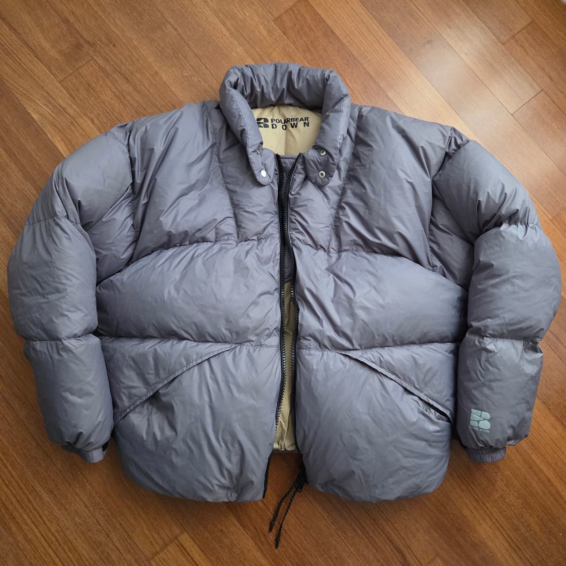비헤비어 폴라베어 패딩 그레이 2사이즈 상품이미지1