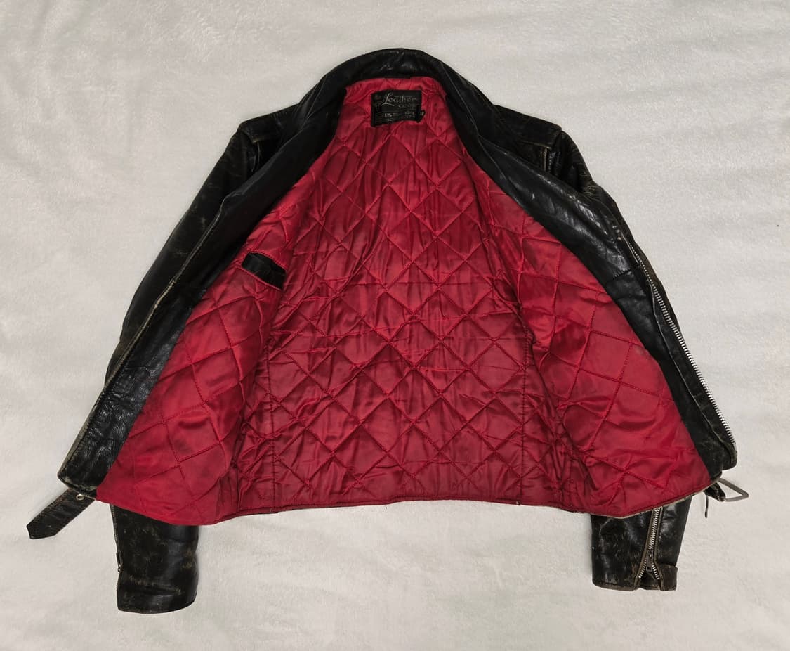 60s Sears 시어스 D Pocket Motorcycle Jacket 상품이미지6