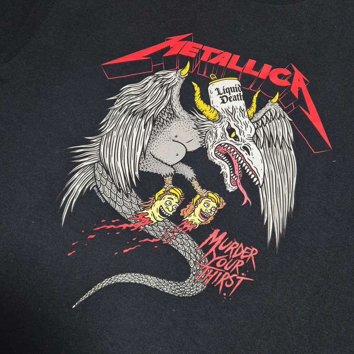 [XL]메탈리카 M72 월드투어 리퀴드데스 협업 -580 상품이미지2