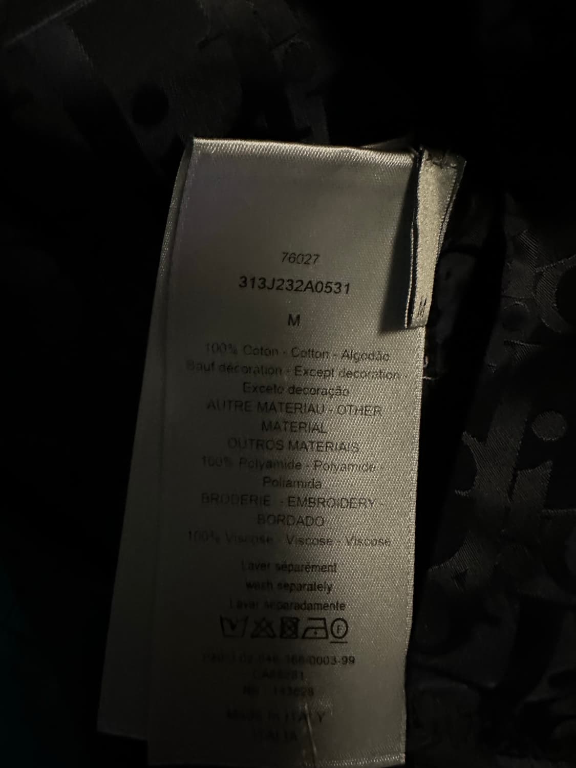 디올 리버서블 바람막이 M 상품이미지4