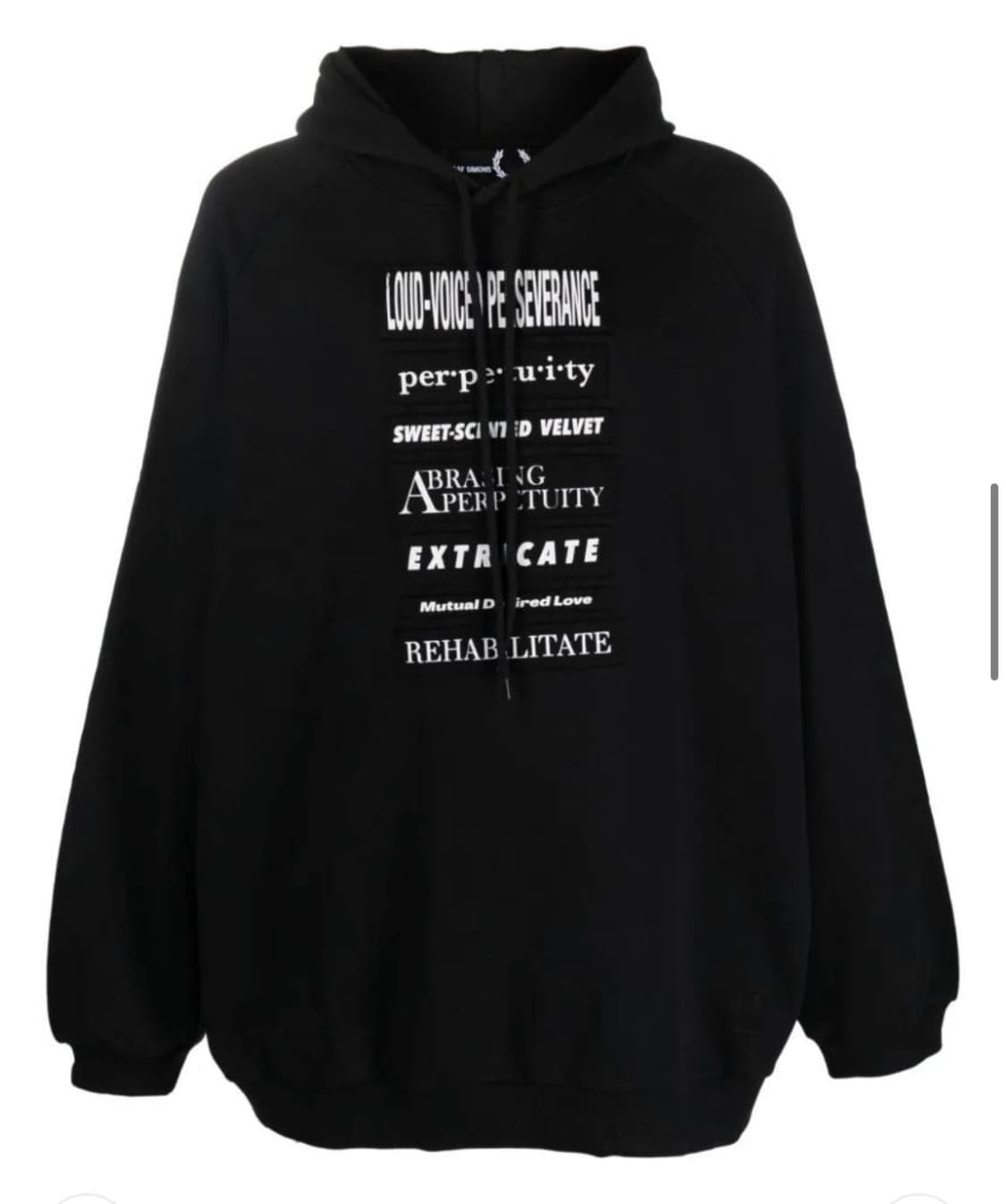 라프시몬스 패치 후드  상품이미지2