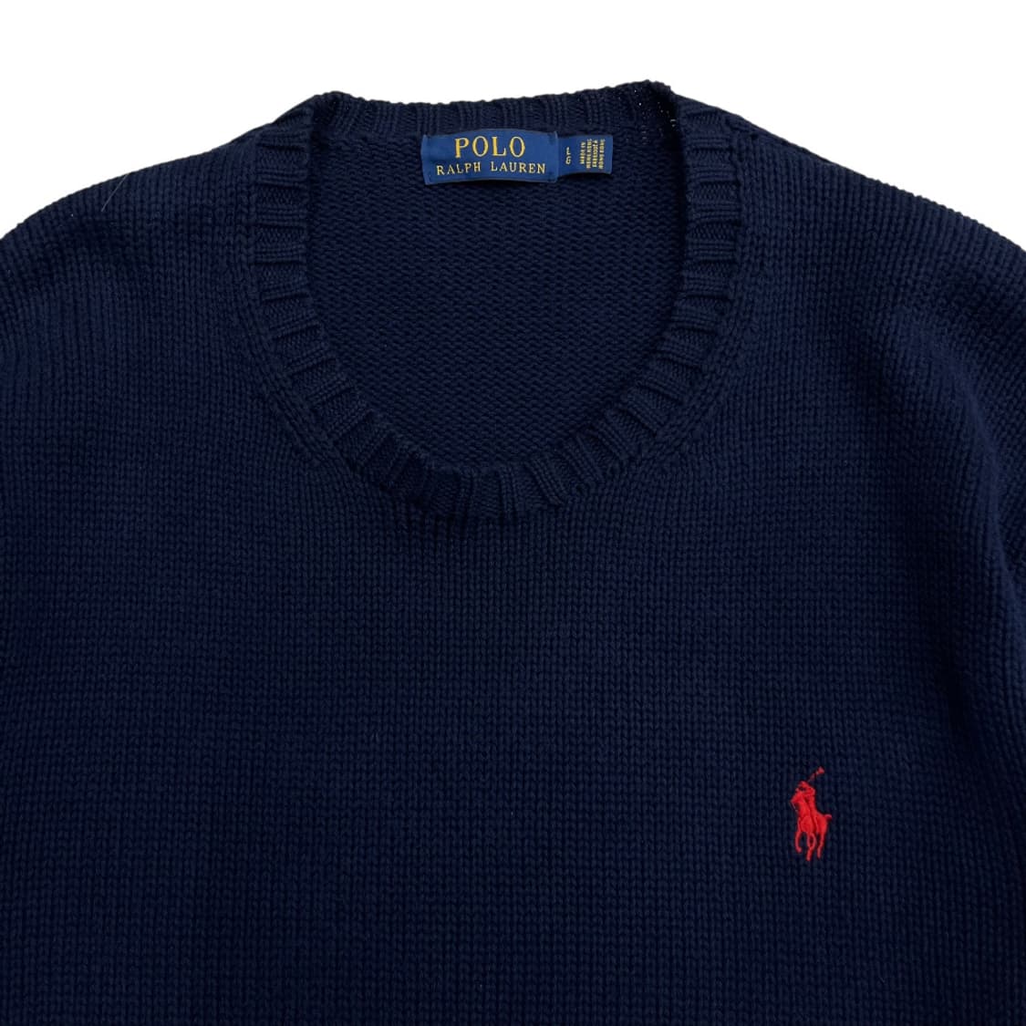 폴로 랄프로렌 레드포니 네이비 니트 L 상품이미지4