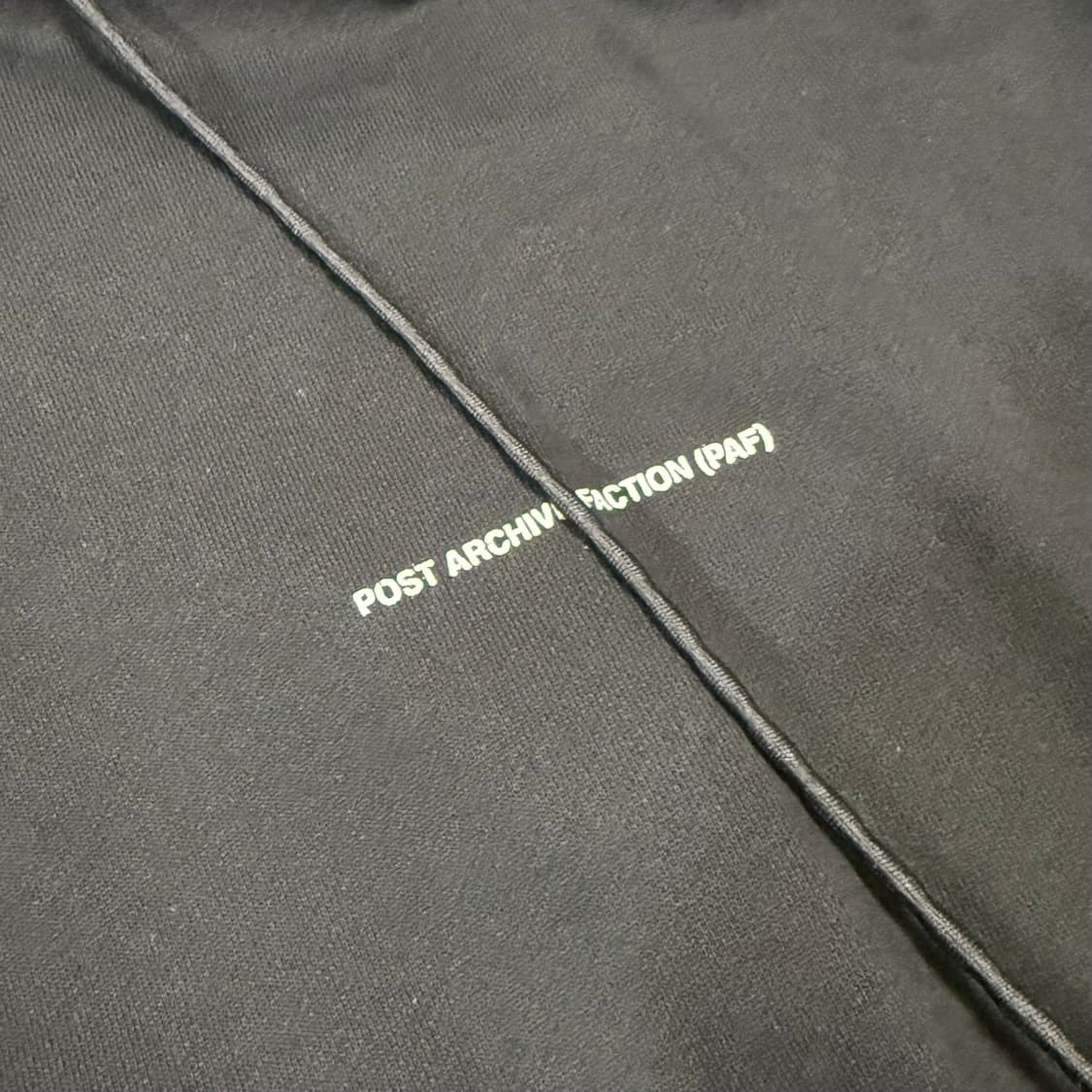 포스트아카이브팩션 8.0 후드티 블랙 상품이미지2