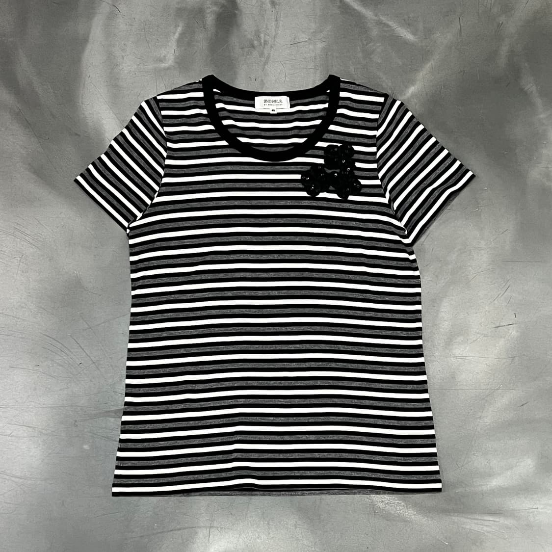  소니아리키엘 스트라이프 반팔티 y16042 상품이미지1