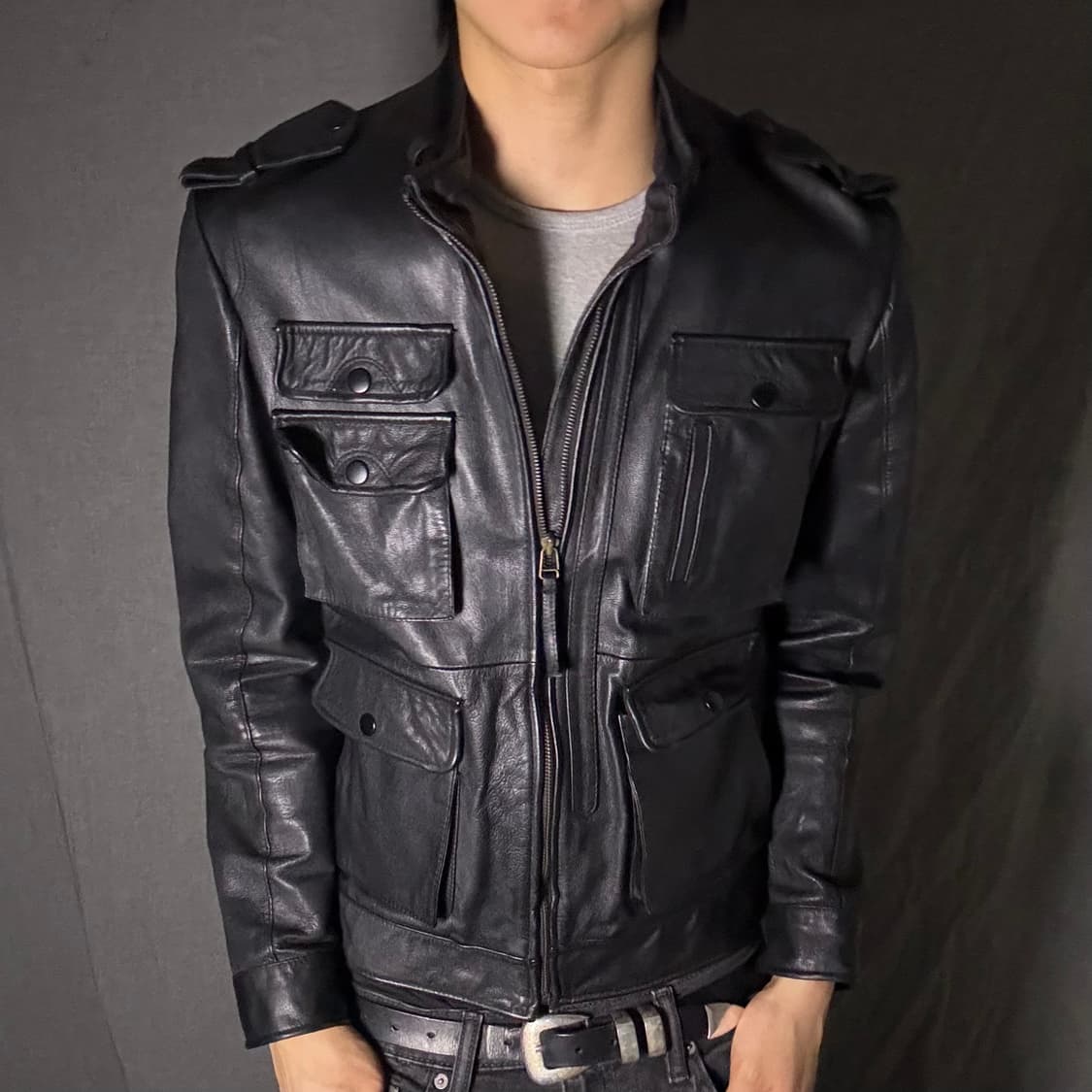 ltaly lamb skin leather jacket 상품이미지2