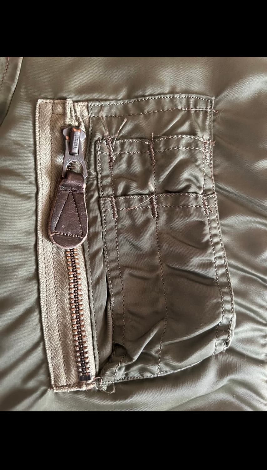 미군 n2b 오리지널 70s 울파일 상품이미지5