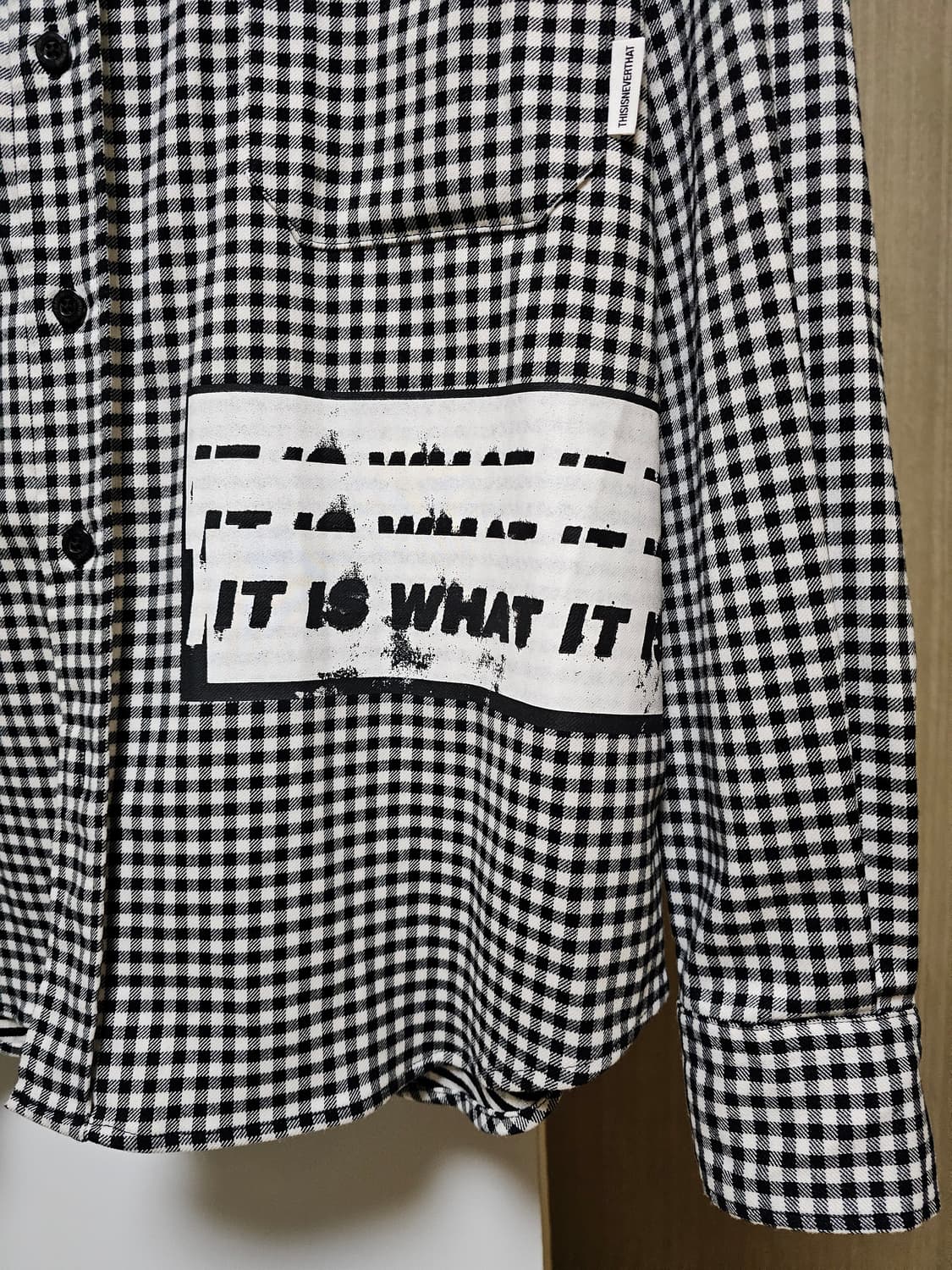 디스이즈네버댓 셔츠 레이온 M 상품이미지6