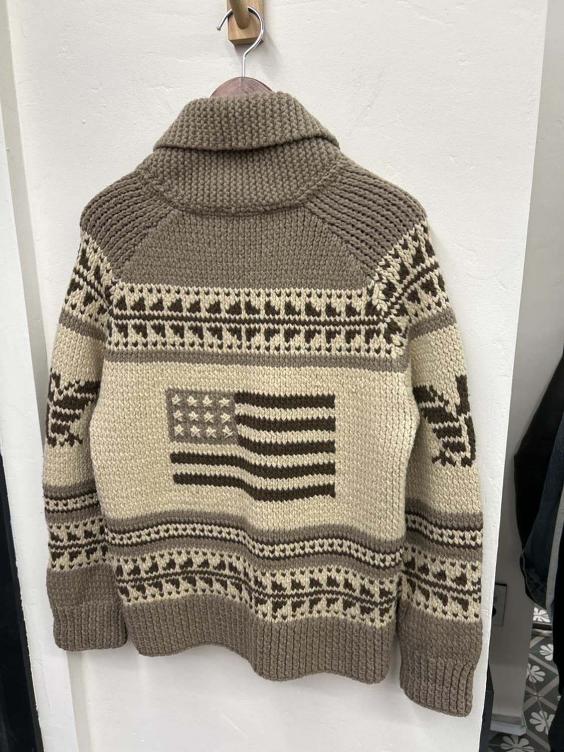 15839 - 폴로 진스 성조기 코위찬 가디건 상품이미지5